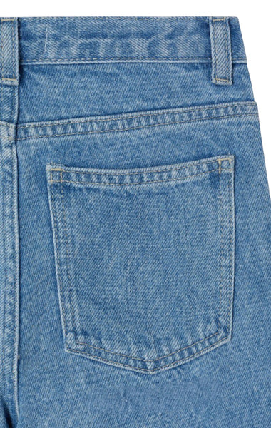 Pantalone in denim chiaro per bambini American Vintage KJOY11C AUTHENTIQUE STONE 