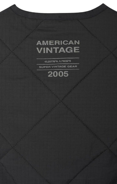 Giubbino smanicato carbone per bambini American Vintage KYUP16A CARBONE 