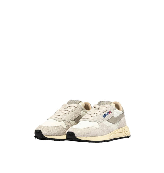 Sneakers in nylon e suede grigio chiaro per bambini Autry KWLK NC04 