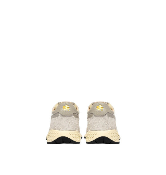 Sneakers in nylon e suede grigio chiaro per bambini Autry KWLK NC04 