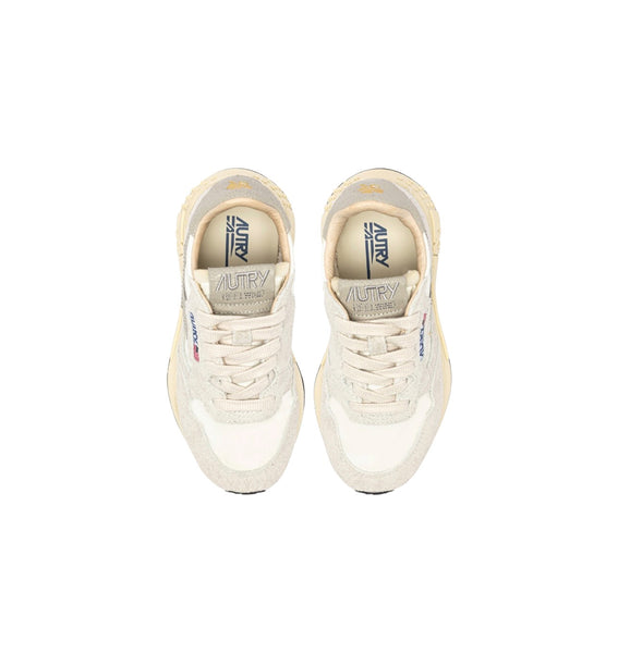 Sneakers in nylon e suede grigio chiaro per bambini Autry KWLK NC04 