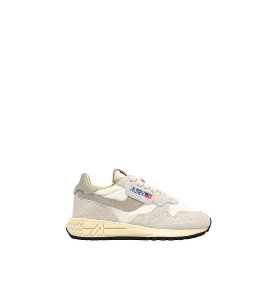 Sneakers in nylon e suede grigio chiaro per bambini Autry KWLK NC04 