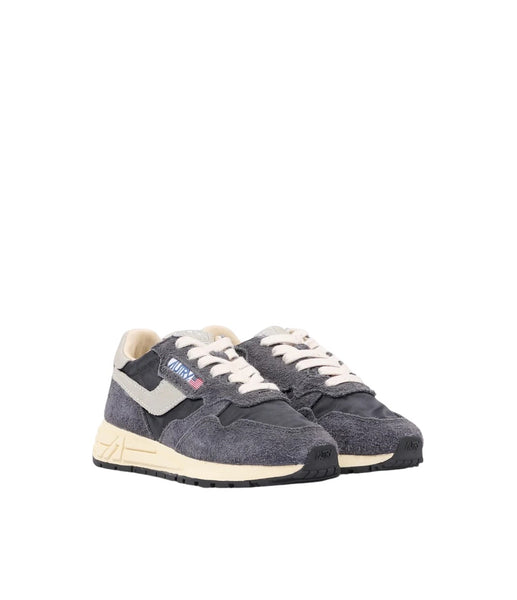Sneakers in nylon e suede antracite per bambini Autry KWLK NC05 