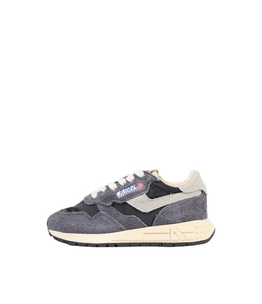 Sneakers in nylon e suede antracite per bambini Autry KWLK NC05 