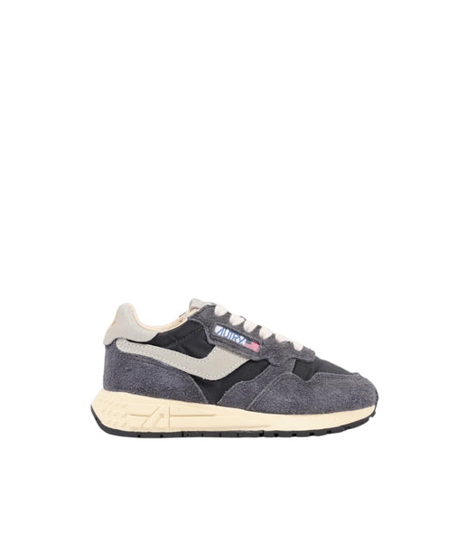 Sneakers in nylon e suede antracite per bambini Autry KWLK NC05 
