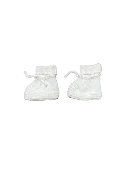 Calzini bianco latte in maglia per neonati Babby 26218 10 