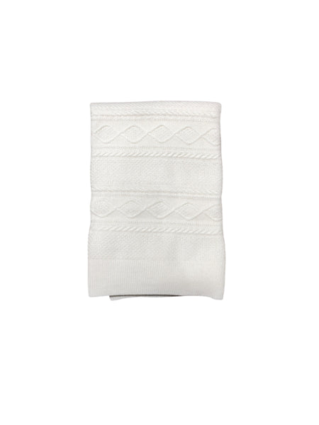 Coperta in maglia bianco latte per neonati Babby 26221 10 