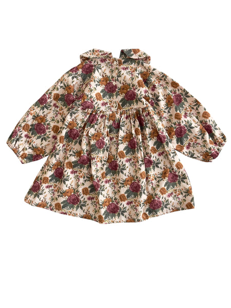 Abito con stampa fiori all over per neonata e bambina Babe & Tess 01.648145 395 