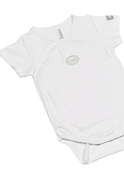 Body bianco latte per neonati Bamboom 104-054 BIANCO 