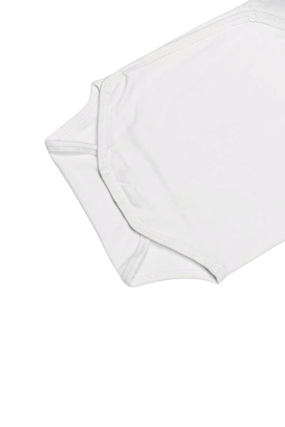 Body bianco latte per neonati Bamboom 104-054 BIANCO 