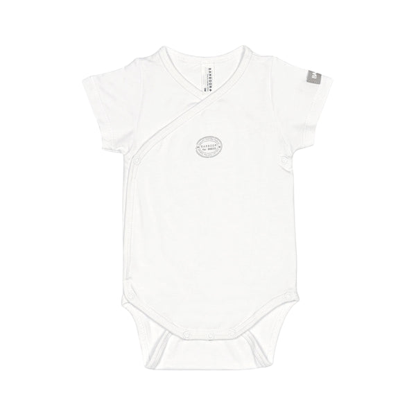 Body bianco latte per neonati Bamboom 104-054 BIANCO 