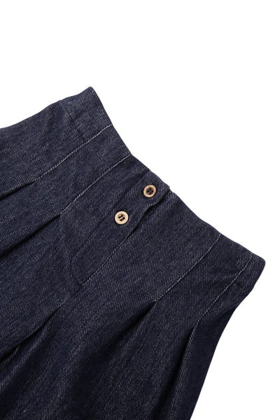 Jeans palazzo in denim blu per neonata Bamboom 1218TE00083 JEANS BLU 