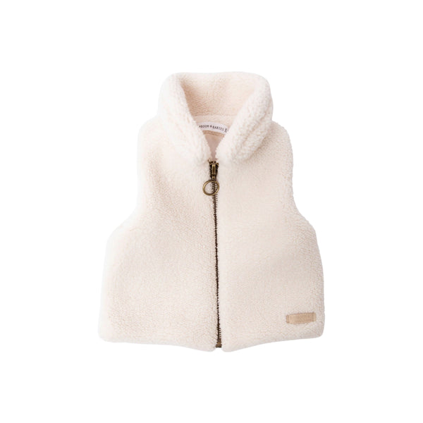 Gilet teddy panna per neonati Bamboom 1222TE00084 WARM WHITE 