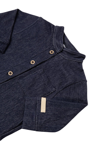 Camicia in denim blu per neonato Bamboom 1241TE00083 JEANS BLU 