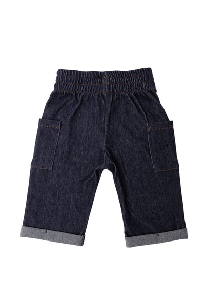 Pantalone in denim blu per neonato Bamboom 1246TE00083 JEANS BLU 
