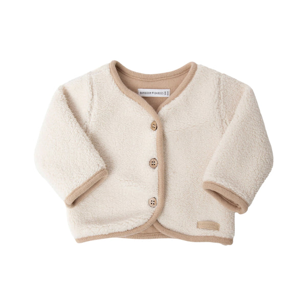 Giubbino teddy bianco per neonati Bamboom 1259TE00084 WARM WHITE 