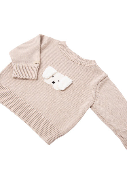 Maglia beige per neonati Bamboom 1273 VINTAGE PINK 