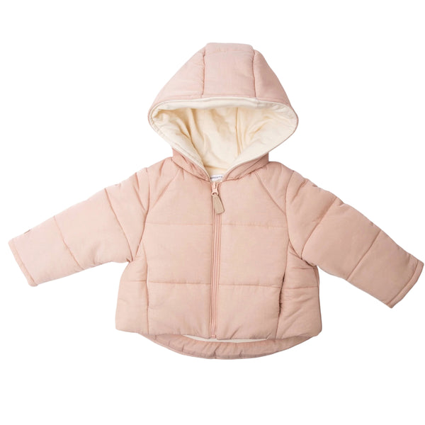 Giubbino rosa antico per neonata Bamboom 1286 WINTER BLUSH 