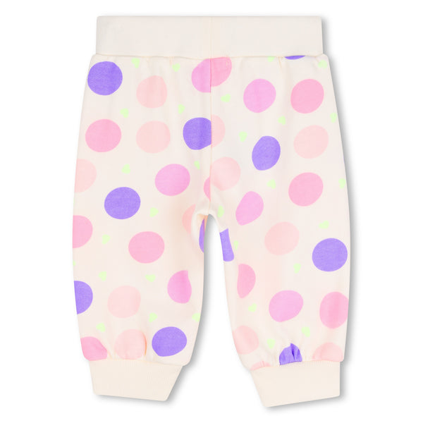 Pantalone in tuta a pois bianco per bambina BILLIEBLUSH U22248 121 