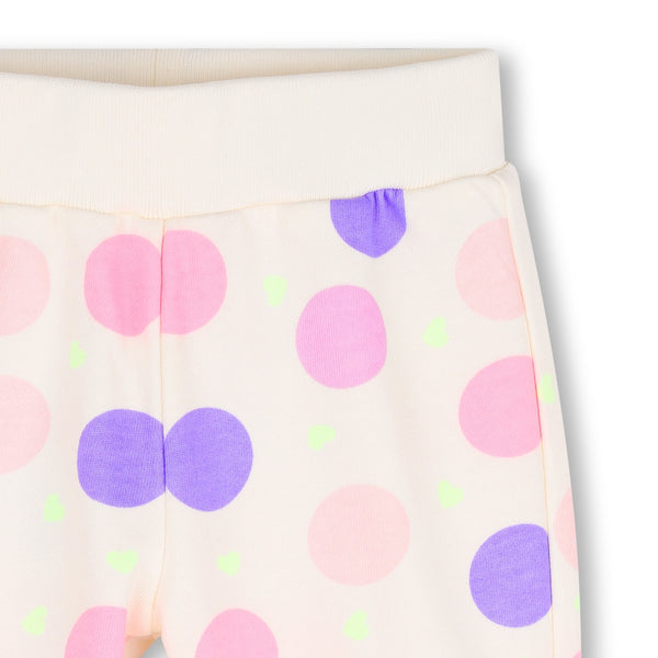 Pantalone in tuta a pois bianco per bambina BILLIEBLUSH U22248 121 