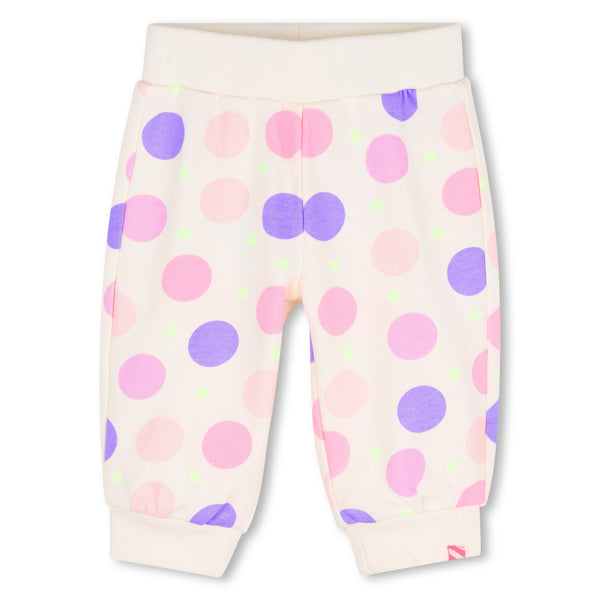 Pantalone in tuta a pois bianco per bambina BILLIEBLUSH U22248 121 