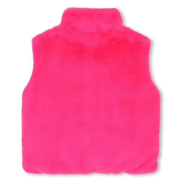 Giubbino smanicato fucsia per bambina BILLIEBLUSH U22434 47A 