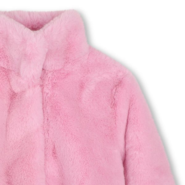 Cappotto in eco pelliccia rosa per bambina BILLIEBLUSH U22448 475 