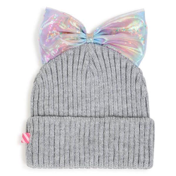Cappello grigio con fiocco multi color per bambina BILLIEBLUSH U22500 A32 