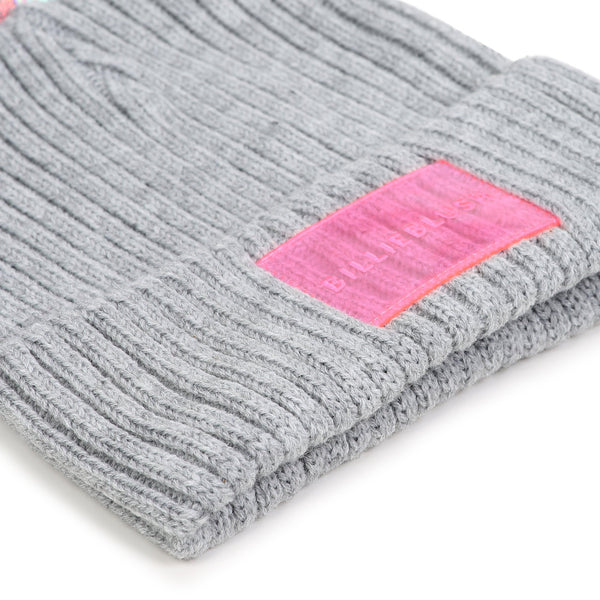Cappello grigio con fiocco multi color per bambina BILLIEBLUSH U22500 A32 