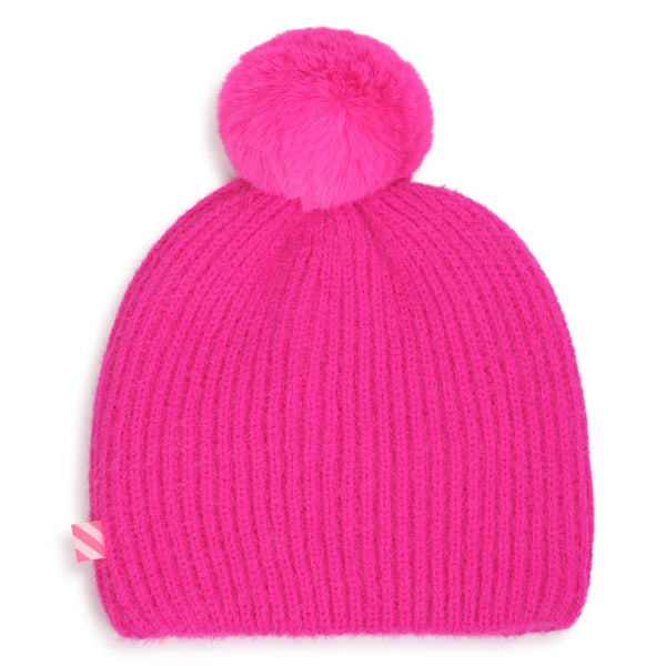 Cappello con pom-pom fucsia per bambina BILLIEBLUSH U22501 47A 