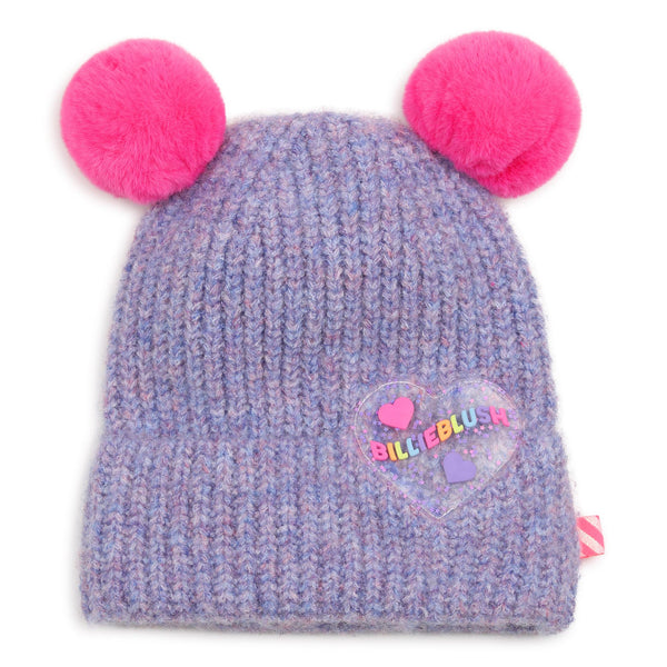 Cappello muilticolor con pom-pom fucsia BILLIEBLUSH U22503 90E 