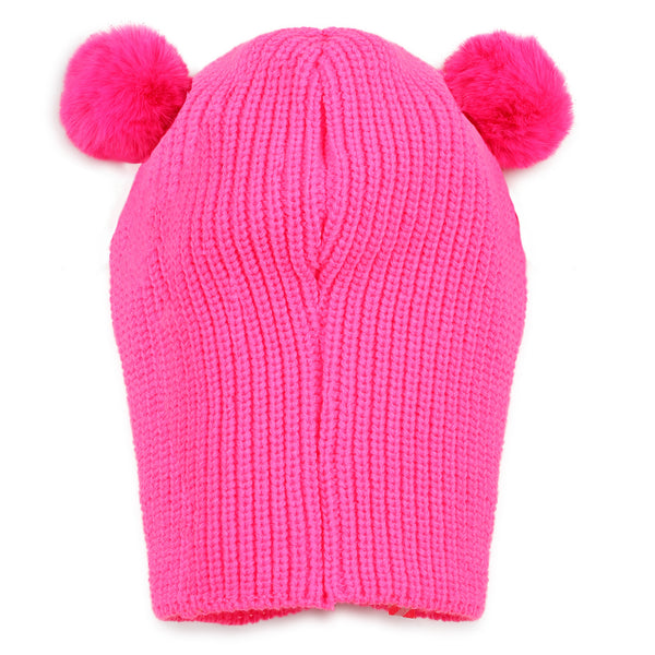 Balaclava con pom-pom fucsia per bambina BILLIEBLUSH U22507 47A 