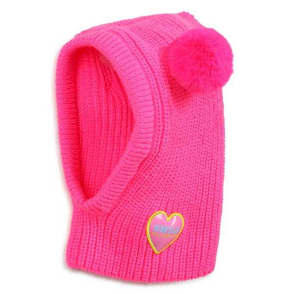 Balaclava con pom-pom fucsia per bambina BILLIEBLUSH U22507 47A 