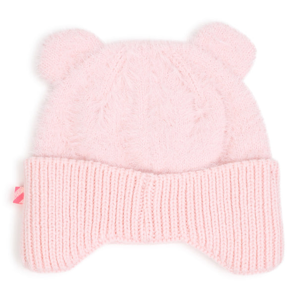 Cappello in maglia con orecchiette rosa per bambina BILLIEBLUSH U22548 475 