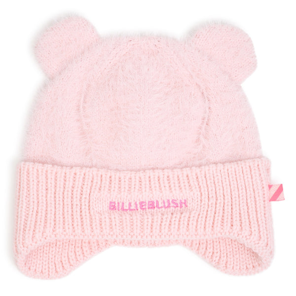 Cappello in maglia con orecchiette rosa per bambina BILLIEBLUSH U22548 475 