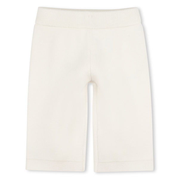 Completo maglia+ pantalone in maglia bianco ottico con ricami per neonata BILLIEBLUSH U22611 121 