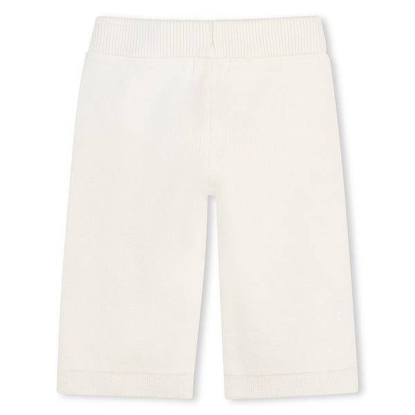 Completo maglia+ pantalone in maglia bianco ottico con ricami per neonata BILLIEBLUSH U22611 121 