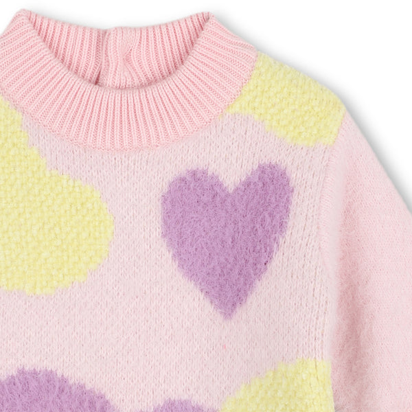 Completo maglia+leggings in eco pelliccia multi color per neonata BILLIEBLUSH U22619 S05 