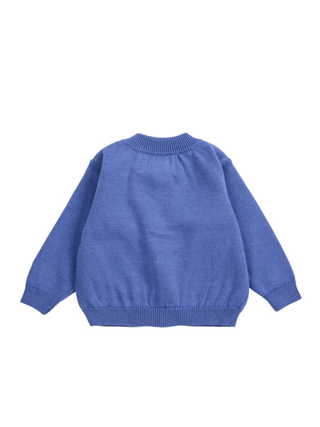 Cardigan blu carta da zucchero per neonati BOBO CHOSES B226AB025 UNI 