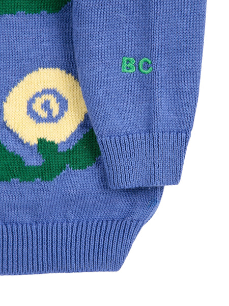 Cardigan blu carta da zucchero per neonati BOBO CHOSES B226AB025 UNI 