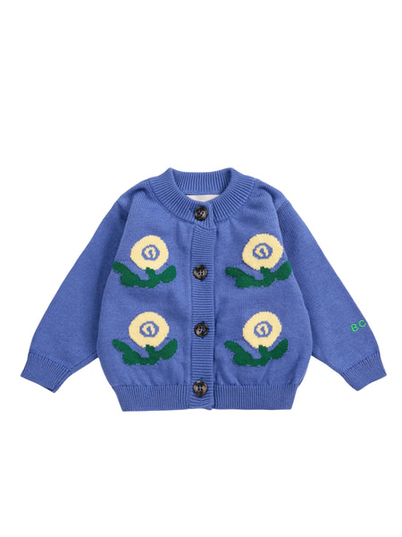 Cardigan blu carta da zucchero per neonati BOBO CHOSES B226AB025 UNI 