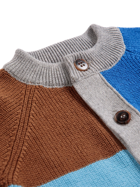 Cardigan multicolor per neonato BOBO CHOSES B226AB026 UNI 