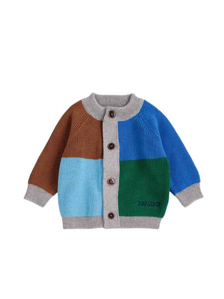 Cardigan multicolor per neonato BOBO CHOSES B226AB026 UNI 