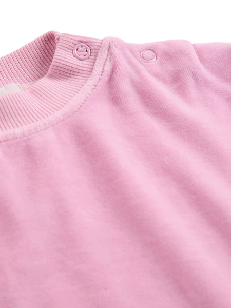 Felpa in ciniglia rosa per neonata Bobo Choses B226AB057 UNI 