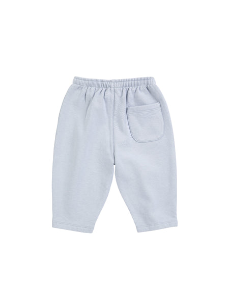 Pantalone in felpa celeste con logo per neonato Bobo Choses B226AB072 UNI 