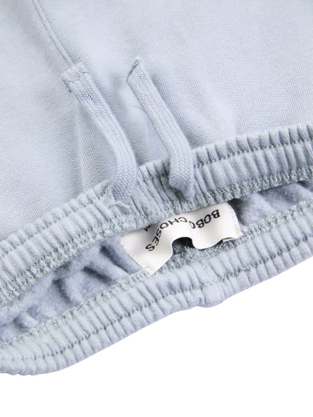Pantalone in felpa celeste con logo per neonato Bobo Choses B226AB072 UNI 