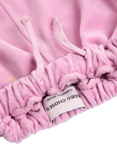 Pantalone in ciniglia rosa per neonata Bobo Choses B226AB073 UNI 