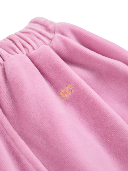 Pantalone in ciniglia rosa per neonata Bobo Choses B226AB073 UNI 