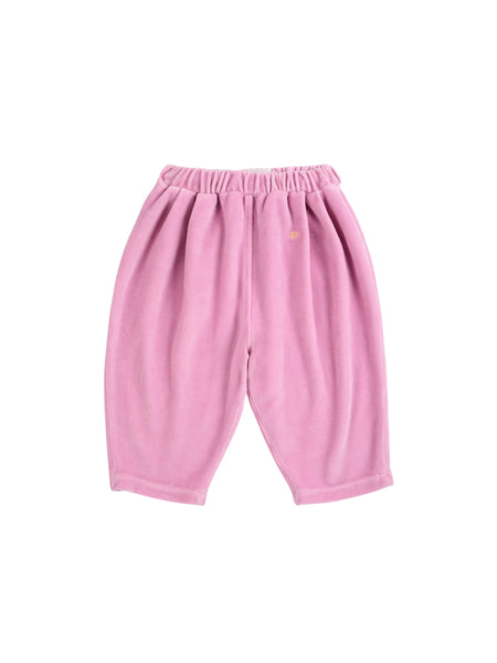 Pantalone in ciniglia rosa per neonata Bobo Choses B226AB073 UNI 