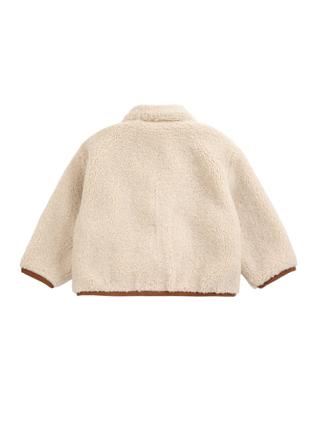 Giubbino reversibile con stampe all over cammello e teddy beige per neonato BOBO CHOSES B226AB094 UNI 